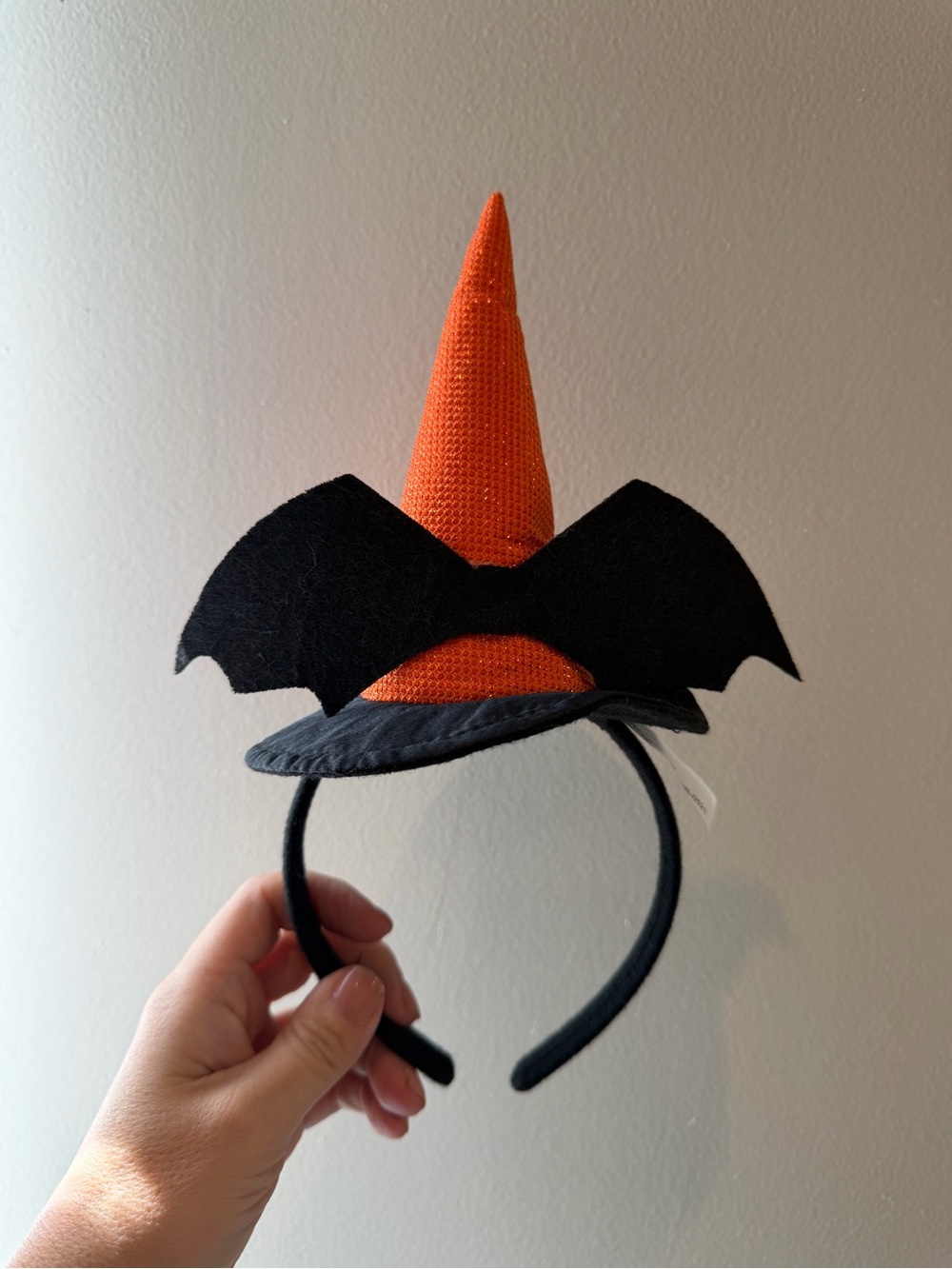 Halloween Witch hat with a bat headband